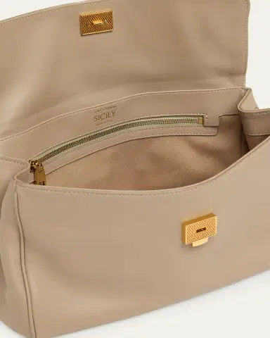 Dolce & Gabbana My Sicily Leather Top-Handle Bag | Thumbnail 4