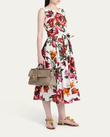 Dolce & Gabbana My Sicily Leather Top-Handle Bag | Thumbnail 5