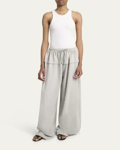 Alaïa Ruffle Detail Track Pants | Thumbnail 2
