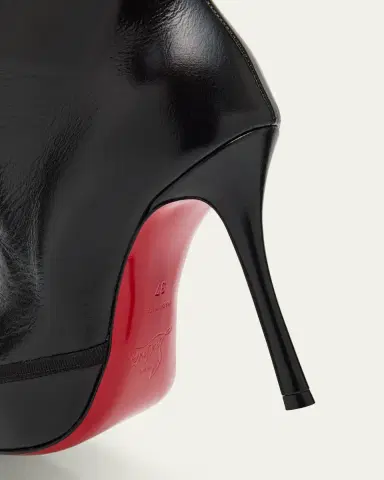 Christian Louboutin 100mm Cassia Nodo Leather Knee Boots | Thumbnail 7