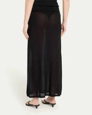 TOTEME Sheer Knit Maxi Skirt | Thumbnail 7 TOTEME Sheer Knit Maxi Skirt | Thumbnail 7