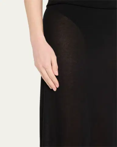 TOTEME Sheer Knit Maxi Skirt | Thumbnail 9 TOTEME Sheer Knit Maxi Skirt | Thumbnail 9