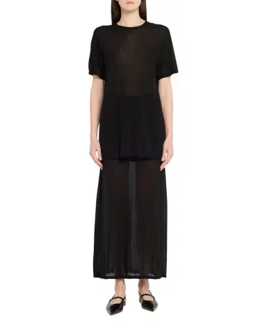 TOTEME Sheer Knit Maxi Skirt | Thumbnail 1 TOTEME Sheer Knit Maxi Skirt | Thumbnail 1