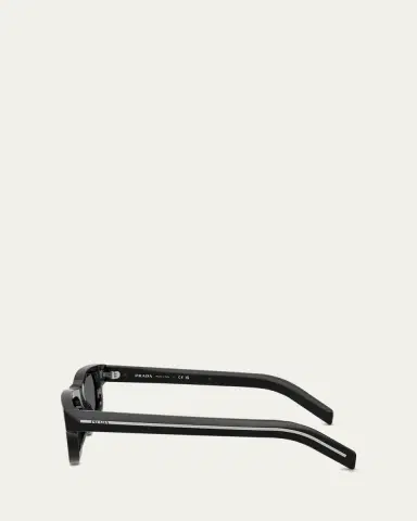 Prada Men's PR B11S Rectangle Sunglasses | Thumbnail 3 Prada Men's PR B11S Rectangle Sunglasses | Thumbnail 3