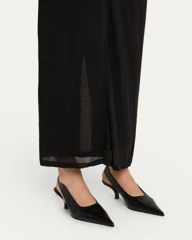 TOTEME Leather Slingback Pumps | Thumbnail 2