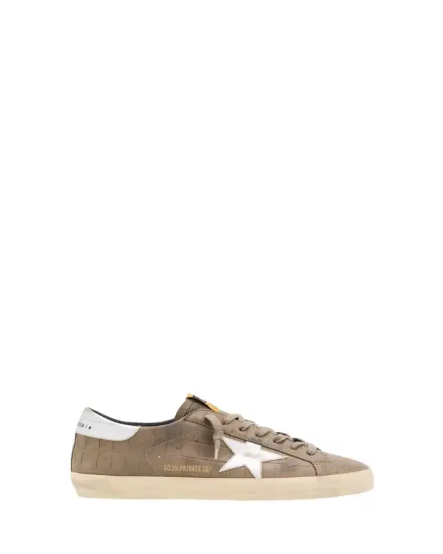 Golden Goose Men's Super-Star Croc-Printed Nubuck Leather Sneakers, Exclusive
