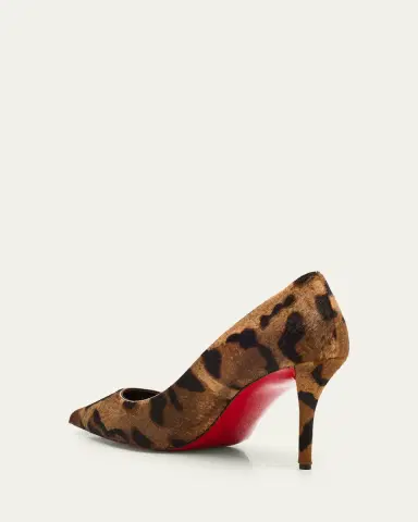 Christian Louboutin 80mm Miss Z Leopard-Printed Pony Pumps | Thumbnail 4