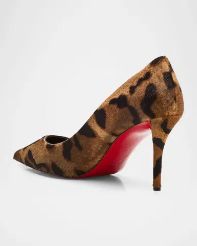 Christian Louboutin 80mm Miss Z Leopard-Printed Pony Pumps | Thumbnail 8
