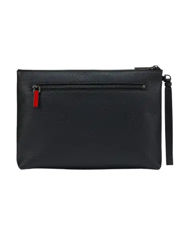 Christian Louboutin Men's Funky Suede & Leather Spike Wrist Pouch | Thumbnail 1 Christian Louboutin Men's Funky Suede & Leather Spike Wrist Pouch | Thumbnail 1