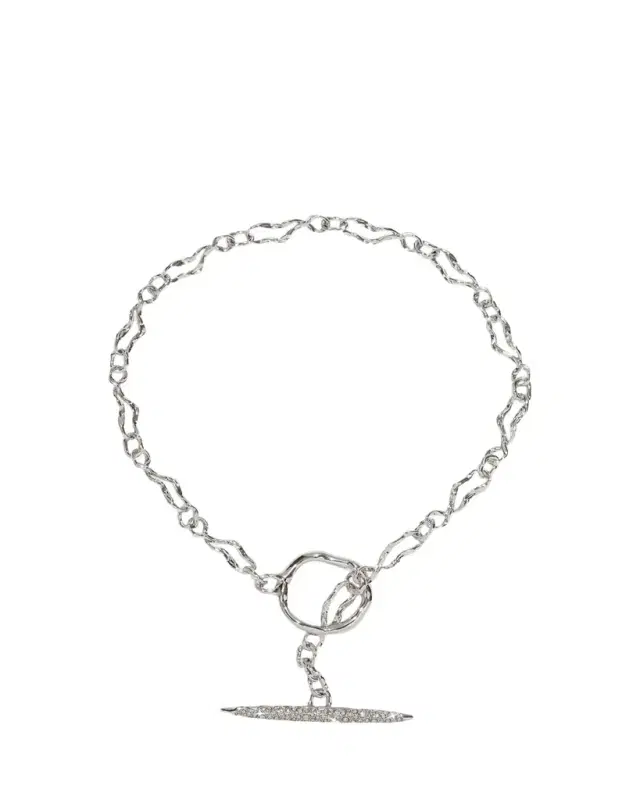 Solanales Crystal Infinity Link Necklace