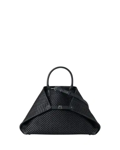 Akris Ai Medium Chevron Leather Tote Bag | Thumbnail 1