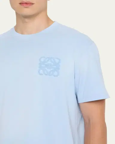 Loewe Men's Tonal Anagram Crewneck T-Shirt | Thumbnail 5