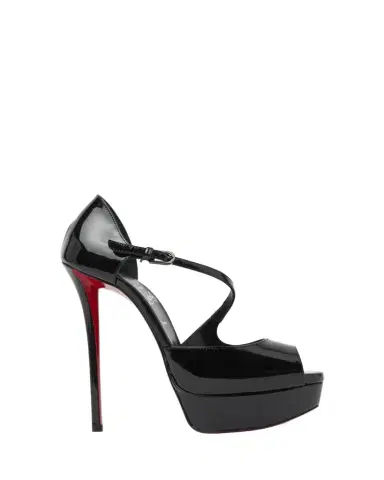 Christian Louboutin Miss Zigourata Alta Patent Leather Red Sole Platform Sandals | Thumbnail 1 Christian Louboutin Miss Zigourata Alta Patent Leather Red Sole Platform Sandals | Thumbnail 1
