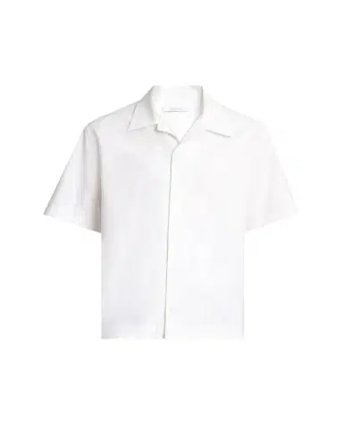 Givenchy Men's Logo-Back Poplin Bowling Shirt | Thumbnail 1 Givenchy Men's Logo-Back Poplin Bowling Shirt | Thumbnail 1