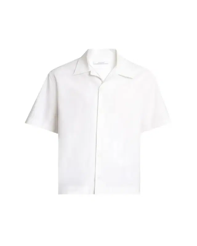 Men's Logo-Back Poplin Bowling Shirt