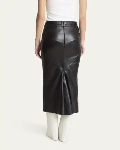 Givenchy Leather Godet-Back Midi Pencil Skirt | Thumbnail 7 Givenchy Leather Godet-Back Midi Pencil Skirt | Thumbnail 7