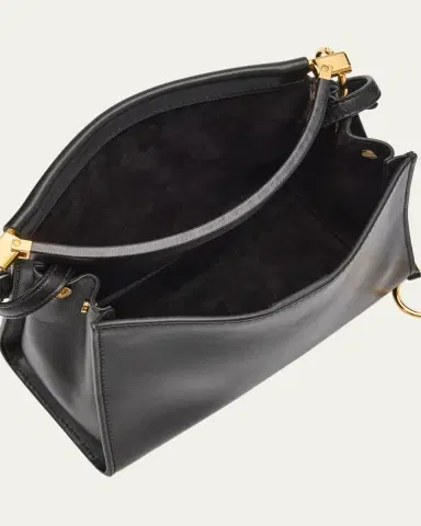 Alaïa Le Click Small Square Shoulder Bag in Glossy Leather | Thumbnail 9 Alaïa Le Click Small Square Shoulder Bag in Glossy Leather | Thumbnail 9