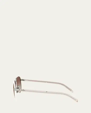 Prada PR B57S Aviator Steel Sunglasses | Thumbnail 3