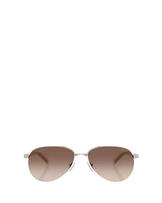 Prada PR B57S Aviator Steel Sunglasses