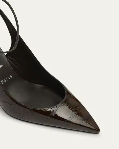 Christian Louboutin Condora Croc-Embossed Patent Leather Pumps | Thumbnail 5 Christian Louboutin Condora Croc-Embossed Patent Leather Pumps | Thumbnail 5