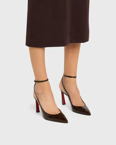 Christian Louboutin Condora Croc-Embossed Patent Leather Pumps | Thumbnail 6 Christian Louboutin Condora Croc-Embossed Patent Leather Pumps | Thumbnail 6