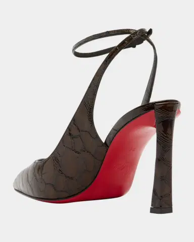 Christian Louboutin Condora Croc-Embossed Patent Leather Pumps | Thumbnail 8 Christian Louboutin Condora Croc-Embossed Patent Leather Pumps | Thumbnail 8