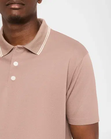 FRAME Men 's Pique Polo Shirt | Thumbnail 4