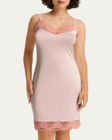 Hanro Gale Lace-Trim Slip Dress | Thumbnail 4