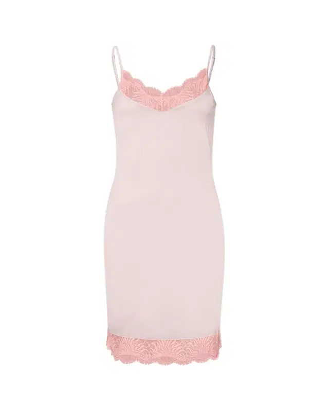 Hanro Gale Lace-Trim Slip Dress