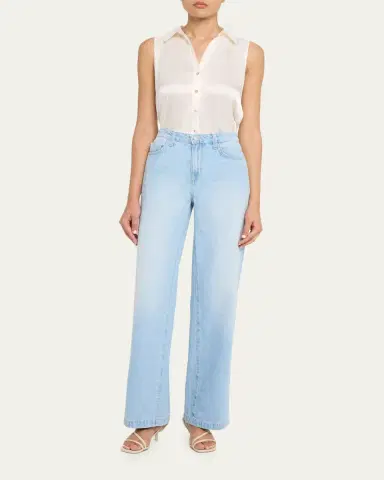 L'Agence Clayton High-Rise Wide-Leg Jeans | Thumbnail 2 L'Agence Clayton High-Rise Wide-Leg Jeans | Thumbnail 2