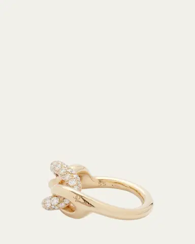 Pomellato Catene 18K Rose Gold Diamond Ring | Thumbnail 2