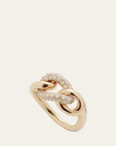 Pomellato Catene 18K Rose Gold Diamond Ring | Thumbnail 4