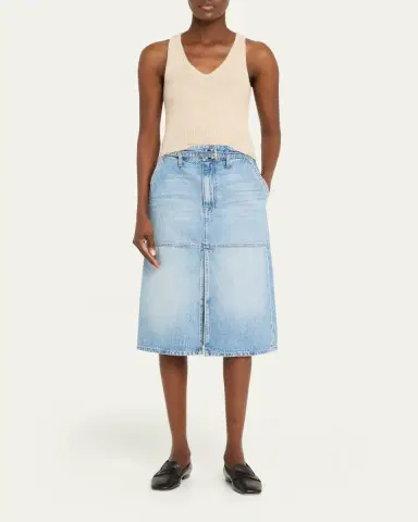 Brandon Maxwell Reese V-Neck Cashmere Knit Tank Top | Thumbnail 2 Brandon Maxwell Reese V-Neck Cashmere Knit Tank Top | Thumbnail 2