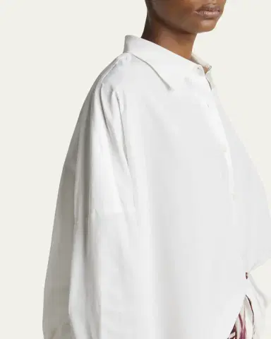 Dries Van Noten Casia Button Down Oversized Shirt | Thumbnail 2 Dries Van Noten Casia Button Down Oversized Shirt | Thumbnail 2