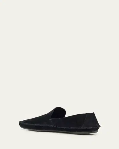 THE ROW Tyler Suede Moccasin Loafers | Thumbnail 4