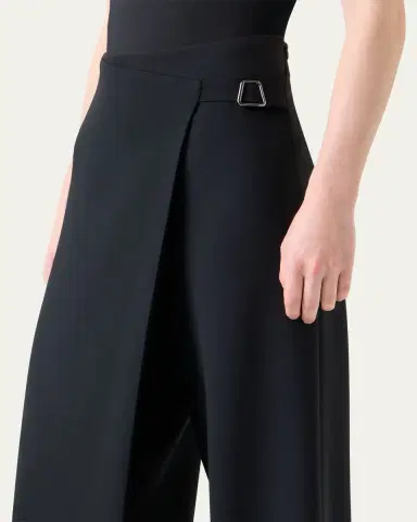 Akris Foss Asymmetric Wrap-Panel Wide-Leg Pants | Thumbnail 5 Akris Foss Asymmetric Wrap-Panel Wide-Leg Pants | Thumbnail 5