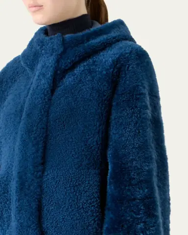 Akris Gracie Lamb Shearling Hooded Jacket | Thumbnail 5 Akris Gracie Lamb Shearling Hooded Jacket | Thumbnail 5