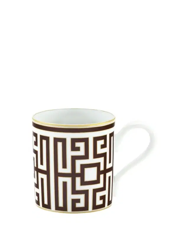 GINORI 1735 Labirinto Ebano Mug, 12.8 oz.