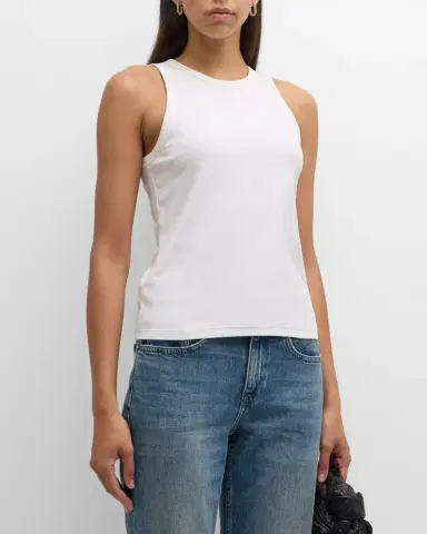 Lafayette 148 New York Swiss Cotton Rib Racerback Tank | Thumbnail 23 Lafayette 148 New York Swiss Cotton Rib Racerback Tank | Thumbnail 23