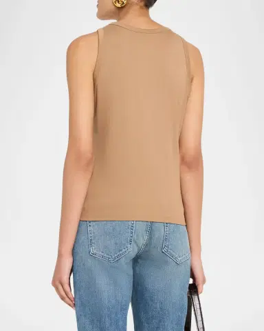 Lafayette 148 New York Swiss Cotton Rib Racerback Tank | Thumbnail 37 Lafayette 148 New York Swiss Cotton Rib Racerback Tank | Thumbnail 37