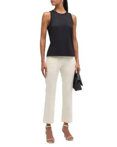 Lafayette 148 New York Swiss Cotton Rib Racerback Tank | Thumbnail 1 Lafayette 148 New York Swiss Cotton Rib Racerback Tank | Thumbnail 1