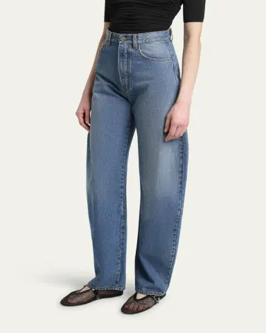 Alaïa Round High-Waist Jeans | Thumbnail 4 Alaïa Round High-Waist Jeans | Thumbnail 4
