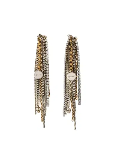 Alexander McQueen Banshee Chain Earrings | Thumbnail 1