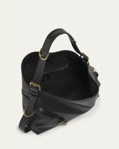 Givenchy Voyou Medium Shoulder Bag in Shiny Leather | Thumbnail 3
