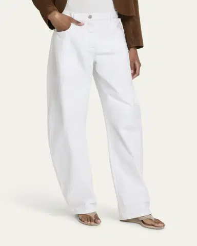 Alaïa Rounded High-Rise Jeans | Thumbnail 4 Alaïa Rounded High-Rise Jeans | Thumbnail 4