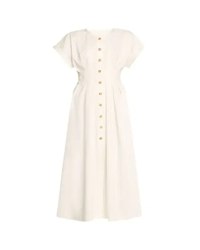 Dena Pleated Midi Shirtdress