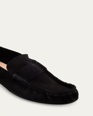 THE ROW Calf Suede Slip-On Loafers | Thumbnail 17