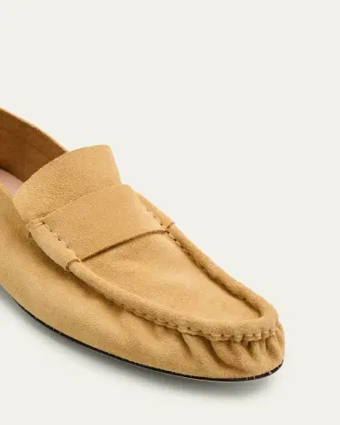 THE ROW Calf Suede Slip-On Loafers | Thumbnail 10