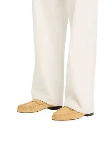 THE ROW Calf Suede Slip-On Loafers | Thumbnail 1