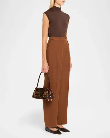 Christian Louboutin Eloise Top-Handle Bag in Croc-Embossed Leather | Thumbnail 4